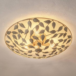 Deckenlampe Arion Luminex, dimmbar, creme / amber, für Wohn- / Esszimmer, Metall, Deckenlampe 9241