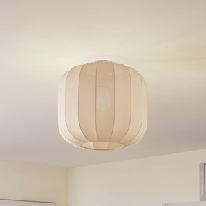 Deckenlampe Helin Lindby, dimmbar, creme / amber, für Wohn- / Esszimmer, Textil / Stoff / Seide, Skandinavisch, Deckenlampe 10030928