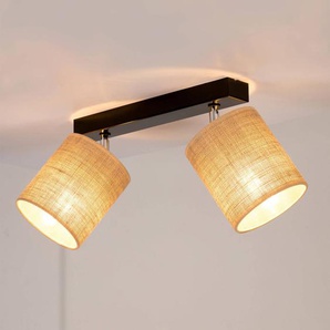 Deckenlampe Jute BRITOP, dimmbar, creme / amber, für Wohn- / Esszimmer, Textil / Stoff / Seide, Modern, Deckenlampe LW56792204