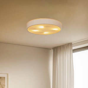 Deckenlampe Kerio Envostar, dimmbar, weiß / opal, für Wohn- / Esszimmer, Holz, Deckenlampe LW42510