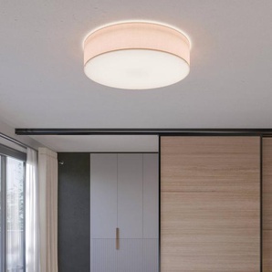 Deckenlampe Rondo TK Lighting, dimmbar, creme / amber, für Schlafzimmer, Textil / Stoff / Seide, Modern, Deckenlampe 4433