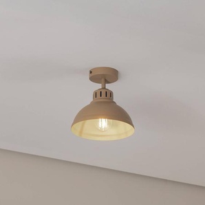 Deckenlampe Sven Luminex, dimmbar, creme / amber, für Wohn- / Esszimmer, Metall, Industrielles Design, Deckenlampe 8888