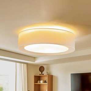 Deckenlampe Tibu Euluna, dimmbar, creme / amber, für Wohn- / Esszimmer, Textil / Stoff / Seide, Modern, Deckenlampe 601771