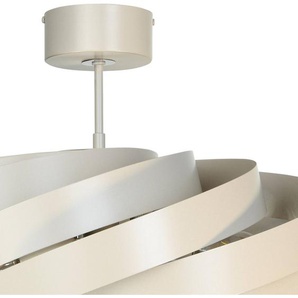 Deckenlampe Vento Euluna, dimmbar, creme / amber, für Wohn- / Esszimmer, Metall, Modern, Deckenlampe 5520beige