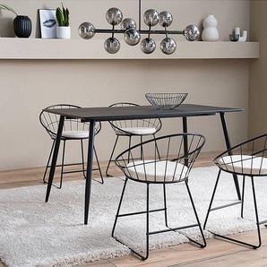 Deckenleuchte 10-flammig 88 x 70 x 36cm Grau/Metall Grau glänzend/Rauchglas Material: Glas, Metall LED G9