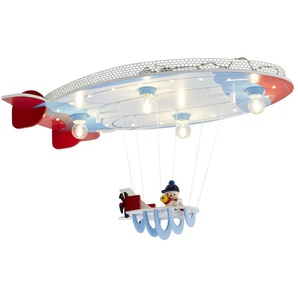 Deckenleuchte 4-flammig Luftschiff | blau | 50 cm | cm 20,0 |