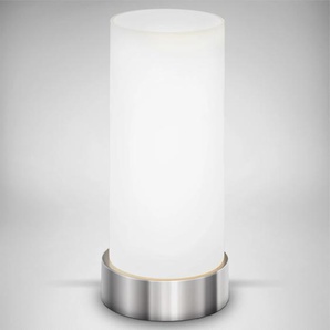 Deckenleuchte B.K.LICHT Isa Lampen weiß Nachttischleuchte LED Tischleuchten Nachttischleuchten Tischlampe, Berührungssensor, dimmbar, Touchdimmer Nachttischlampe