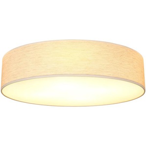 Deckenleuchte Boho III Ø 58cm Braun/Beige Leinen E27