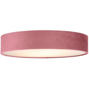 Deckenleuchte Drum, Pink, Metall, Kunststoff, Textil, 10 cm, Lampen & Leuchten, Innenbeleuchtung, Deckenleuchten