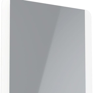 Deckenleuchte EGLO BUENAVISTA 2 Lampen Gr. Gr. ca. 50 x 70 cm, silberfarben Spiegel mit Beleuchtung Deckenleuchte in silber aus Alu