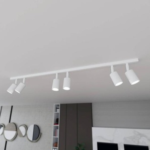 Deckenleuchte Flash, weiß, 6-flammig, Metall Flash EMIBIG LIGHTING, dimmbar, weiß / opal, für Wohn- / Esszimmer, Metall, Modern, Strahler 1313/6