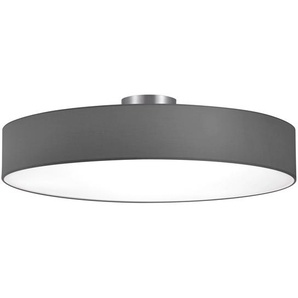 Deckenleuchte II Ø 65cm Grau Webstoff E27