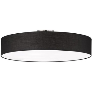 Deckenleuchte Ø 65cm Schwarz/Schwarz Webstoff E27