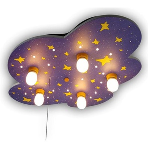 Deckenleuchte NIERMANN Nachthimmel Lampen Gr. 5 flammig, Höhe: 7 cm, bunt Kinderlampe Deckenlampen Deckenleuchte Nachthimmel