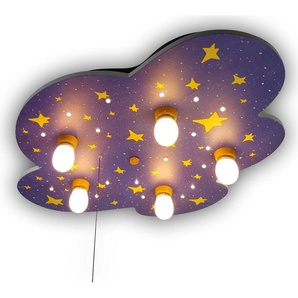 Deckenleuchte NIERMANN Nachthimmel Lampen Gr. 5 flammig, Höhe: 7 cm, bunt Kinder Kinderlampe Kinderzimmerleuchten