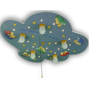 Deckenleuchte NIERMANN Wolke Bärchen Lampen Gr. 5 flammig, Höhe: 7 cm, bunt Kinder Kinderlampe Kinderzimmerleuchten