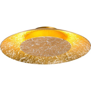 Deckenleuchte NINO LEUCHTEN DALIA Lampen Gr. 1 flammig, Höhe: 7,00 cm, goldfarben (goldfarbig) Designlampe LED Deckenlampen