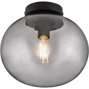 Deckenleuchte NORDLUX ALTON Lampen Gr. 1 flammig, Ø 28 cm Höhe: 24 cm, schwarz (rauchgrau, schwarz) Deckenlampen