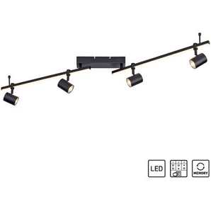 Deckenleuchte PAUL NEUHAUS BARIK Lampen schwarz Deckenspot Deckenstrahler LED, separat steuerbar (Schalter)