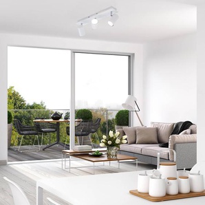 Deckenleuchte Run 8 x 12 x 45cm Weiß Material: Metall Metallart: Eisen Oberfläche Metall: Lackiert GU10