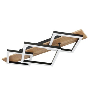 Globo Lighting Deckenleuchte   ¦ schwarz ¦ Maße (cm): B: 61 H: 8,5 T: 31.0