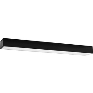 Deckenleuchte SOLLUX LIGHTING PINNE Lampen Gr. 1 flammig, Höhe: 6 cm, schwarz LED Deckenlampen