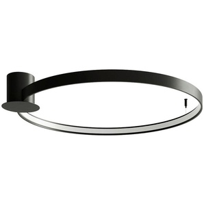 Deckenleuchte SOLLUX LIGHTING RIO Lampen Gr. 1 flammig, Höhe: 12,5 cm, schwarz Designlampe LED Deckenlampen