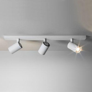 Deckenleuchte verstellbarer Spot Ascoli Triple Bar metall weiß / Deckenleuchte - 3 drehbare Spots - Astro Lighting - Weiß