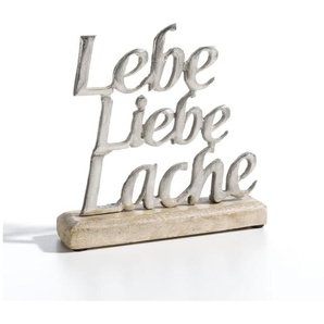 Deko Aufsteller Lebe,Liebe,Lache, 20 cm