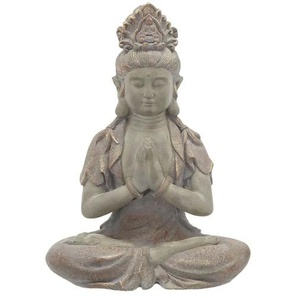 Deko Buddha - braun - Magnesia - 37 cm - 50 cm - cm 19,0 | Möbel Kraft