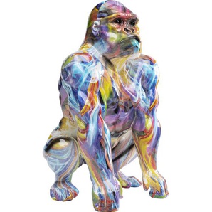Deko Figur Watching Gorilla Bunt 45cm