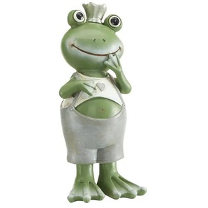 Deko Frosch | grün | Polyresin (Kunstharz) | 6,8 cm | 15,5 cm | cm 5,0 |