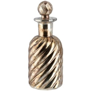 Deko Glasflacon - gold - Glas - 18 cm - 7.0 | Möbel Kraft