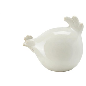 Deko Hahn - creme - Porzellan, Keramik - 12 cm - 10,8 cm - 8,5 cm | Möbel Kraft