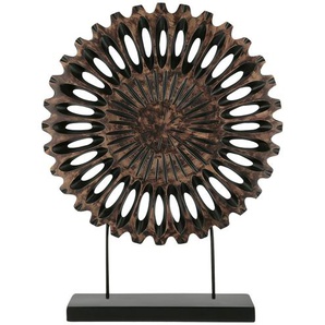 Deko Objekt - braun - Polyresin (Kunstharz), Metall, Metall, Polyresin (Kunstharz) - 39,5 cm - 51 cm - 10,5 cm | Möbel Kraft