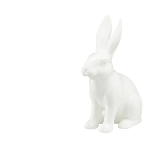 HOME STORY Deko Osterhase - weiß - Steinzeug - 21,1 cm - 28,6 cm - cm 12,4 | Möbel Kraft