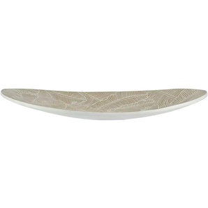 Deko Schale - beige - Polyresin (Kunstharz) - 16 cm - 7 cm | Möbel Kraft