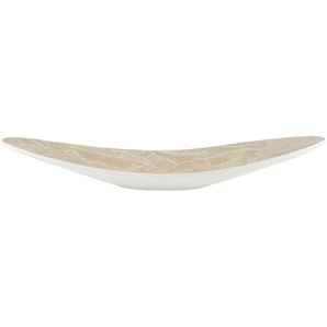 Deko Schale   ¦ beige ¦ Polyresin (Kunstharz) ¦ Maße (cm): B: 21,5 H: 10