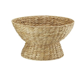 Deko Schale - braun - Wasserhyazinthe,Metall - 20 cm - 36.0 | Möbel Kraft