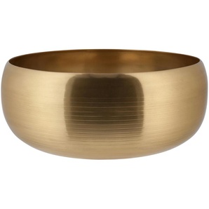 Deko Schale - gold - Aluminium - 13 cm - [34.0] | Möbel Kraft