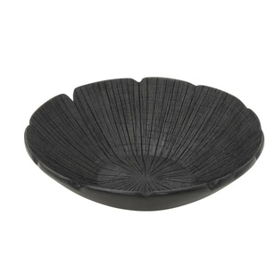 Deko Schale - schwarz - Polyresin (Kunstharz) - 31 cm - 8,5 cm | Möbel Kraft