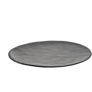 HOME STORY Deko Teller - schwarz - Aluminium - 2 cm - 43.0 | Möbel Kraft