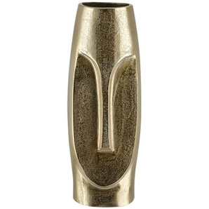 Deko Vase - gold - Materialmix - 12 cm - 31 cm - 10 cm | Möbel Kraft