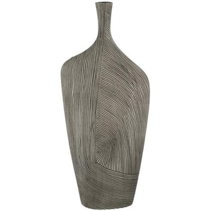 Deko Vase   ¦ grau ¦ Polyresin (Kunstharz) ¦ Maße (cm): B: 28 H: 66,5 T: 13.0