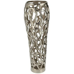 Deko-Vase - silber - Materialmix - 62 cm - 22.0 | Möbel Kraft