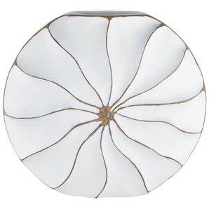 Deko-Vase | weiß | Polyresin (Kunstharz) | 42 cm | 38,5 cm | cm 11,5 |