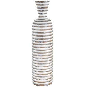 Deko Vase | weiß | Polyresin (Kunstharz) | 61,5 cm | 15.0 |