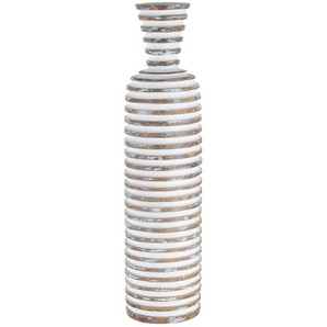 Deko Vase   ¦ weiß ¦ Polyresin (Kunstharz) ¦ Maße (cm): H: 61,5  Ø: 15