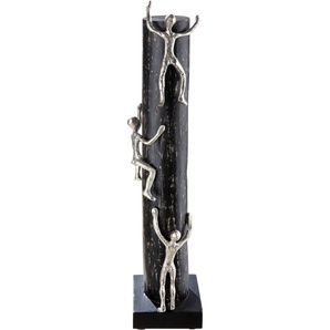 Dekofigur CASABLANCA BY GILDE Skulptur Hoch hinaus Dekofiguren Gr. B/H/T: 12 cm x 55 cm x 12 cm, schwarz Deko-Objekte