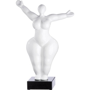 Dekofigur CASABLANCA BY GILDE Skulptur Lady Dekofiguren Gr. B/H/T: 37 cm x 54 cm x 18 cm, weiß Deko-Objekte